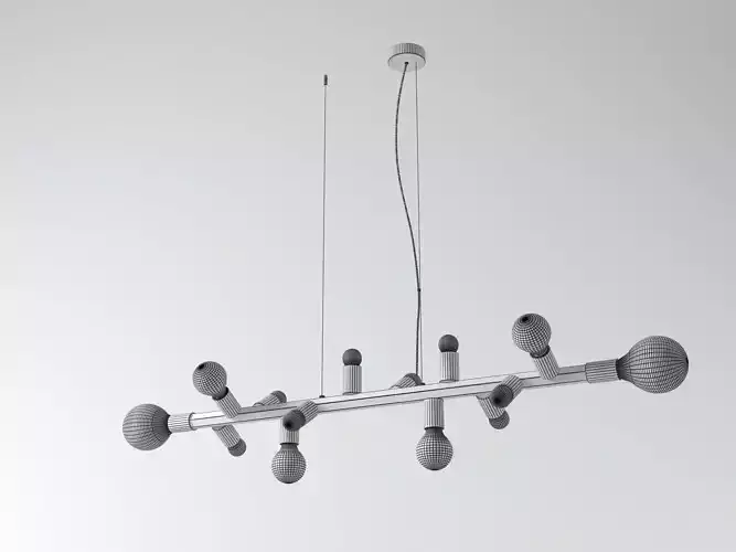 Party pendant light with balls