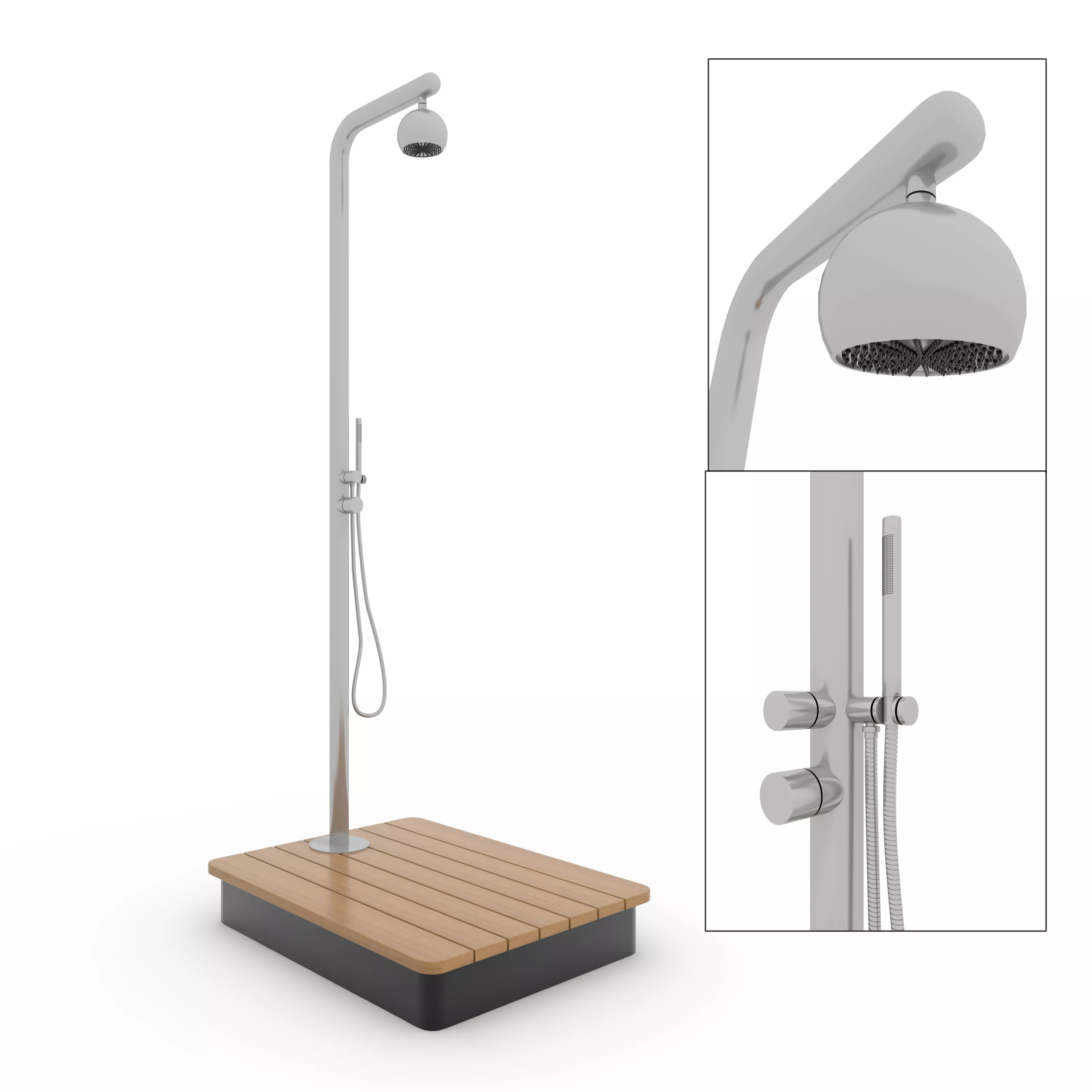 Outdoor Shower 02 3D model