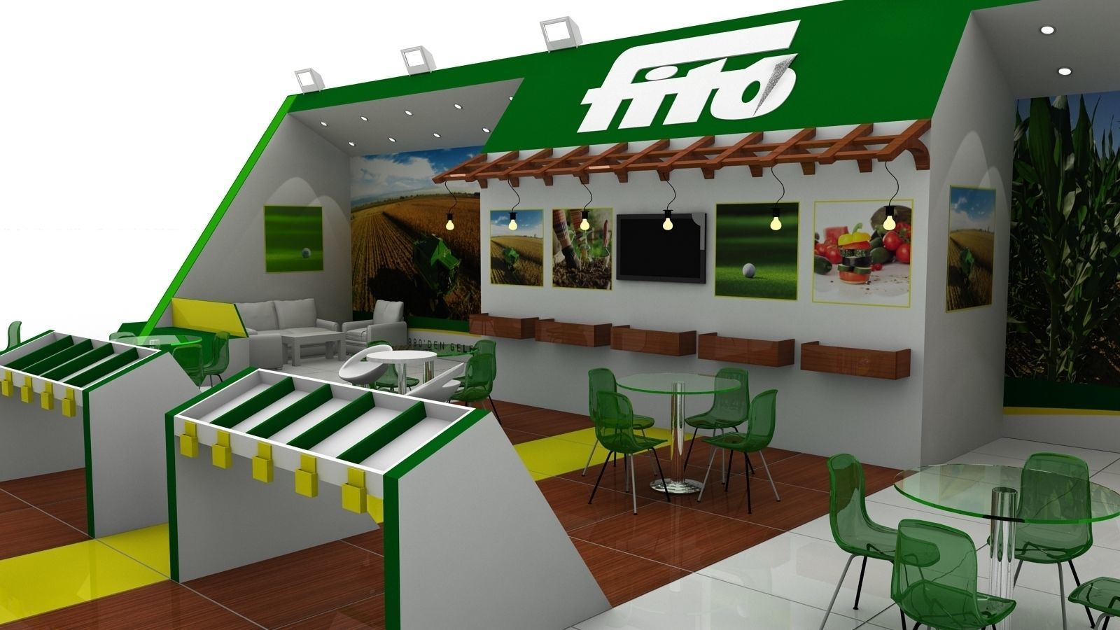 exhibition stand fair 3D model_3