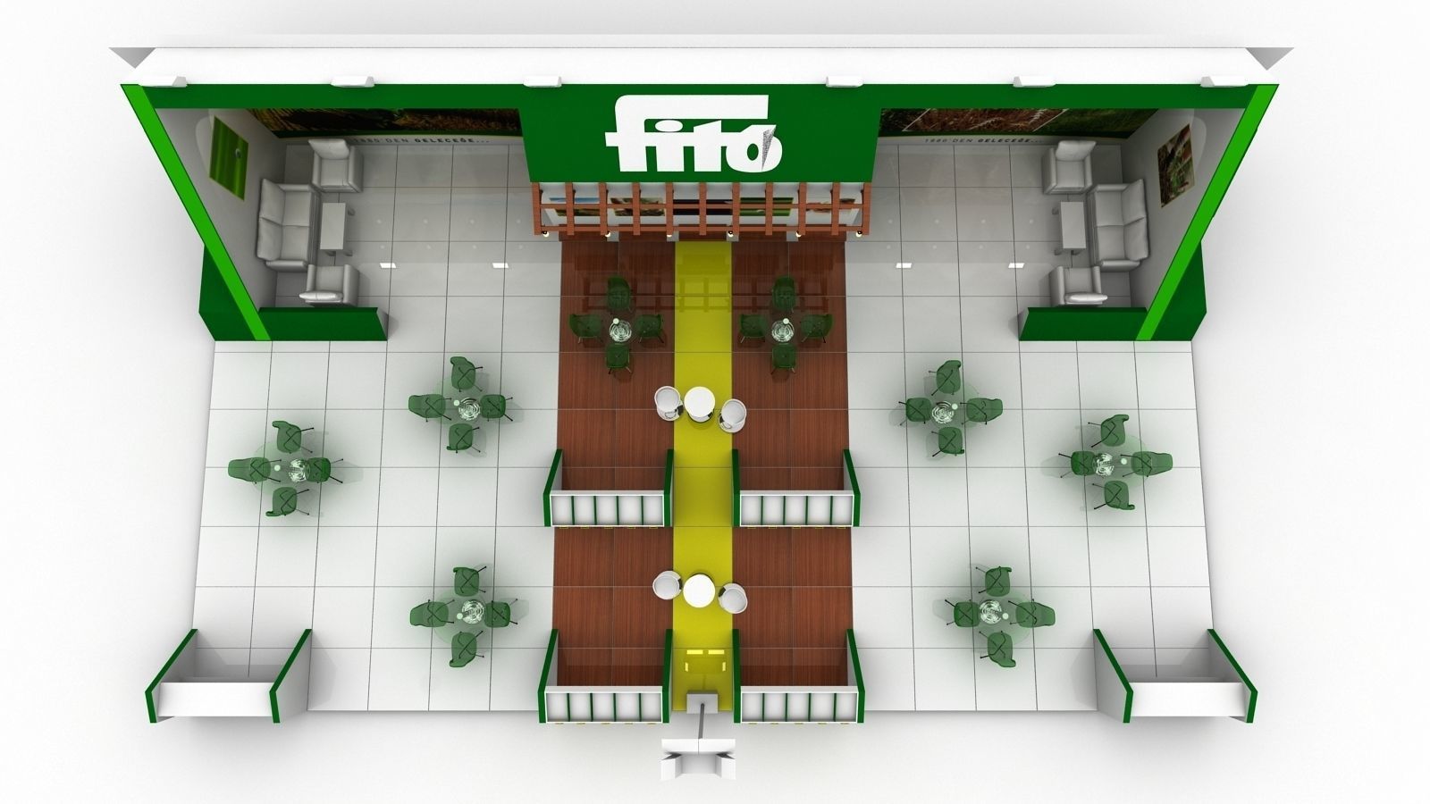 exhibition stand fair 3D model_2