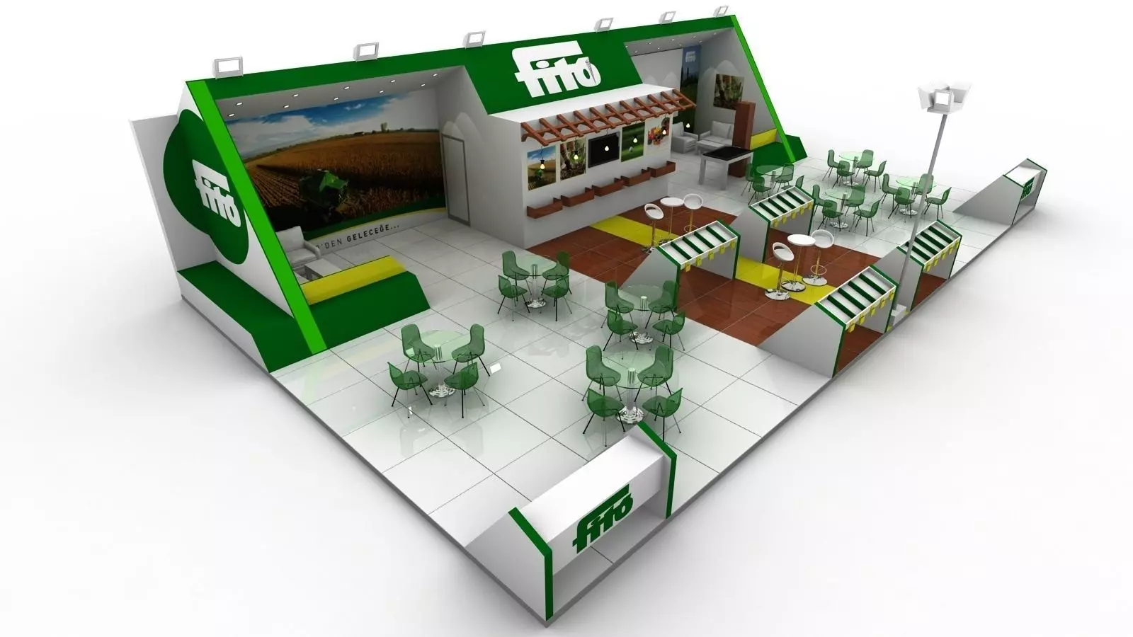 exhibition stand fair 3D model_0