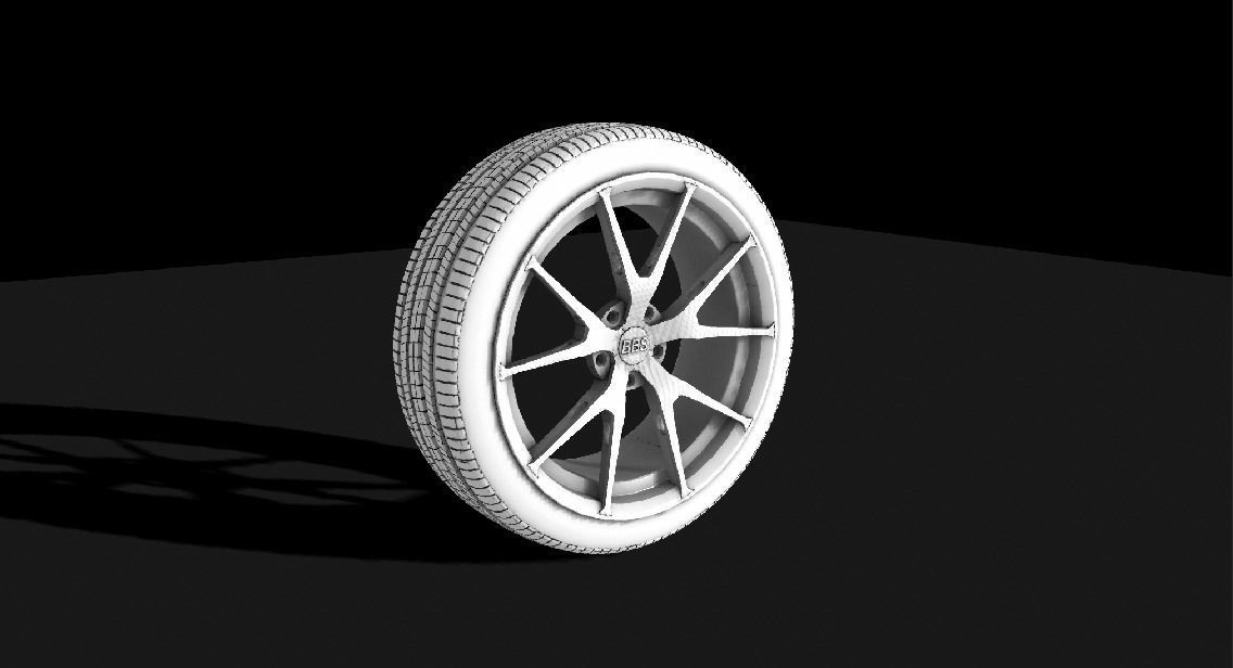 BBS wheel 3D model_1