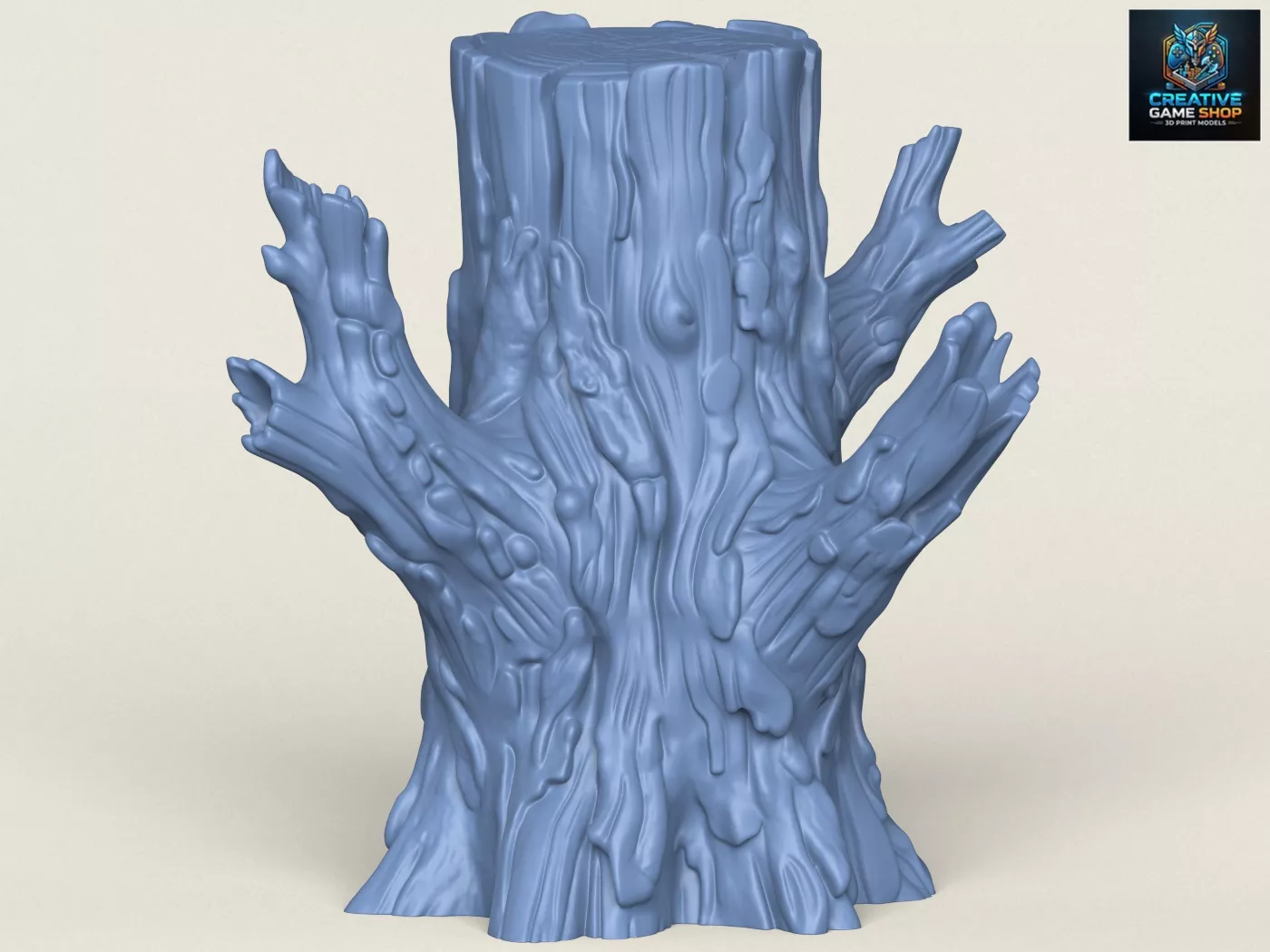 Dead Tree Trunk 01 3D print model