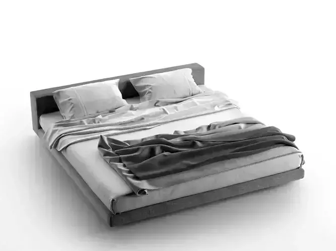 You and Me Basic Bed 3D model