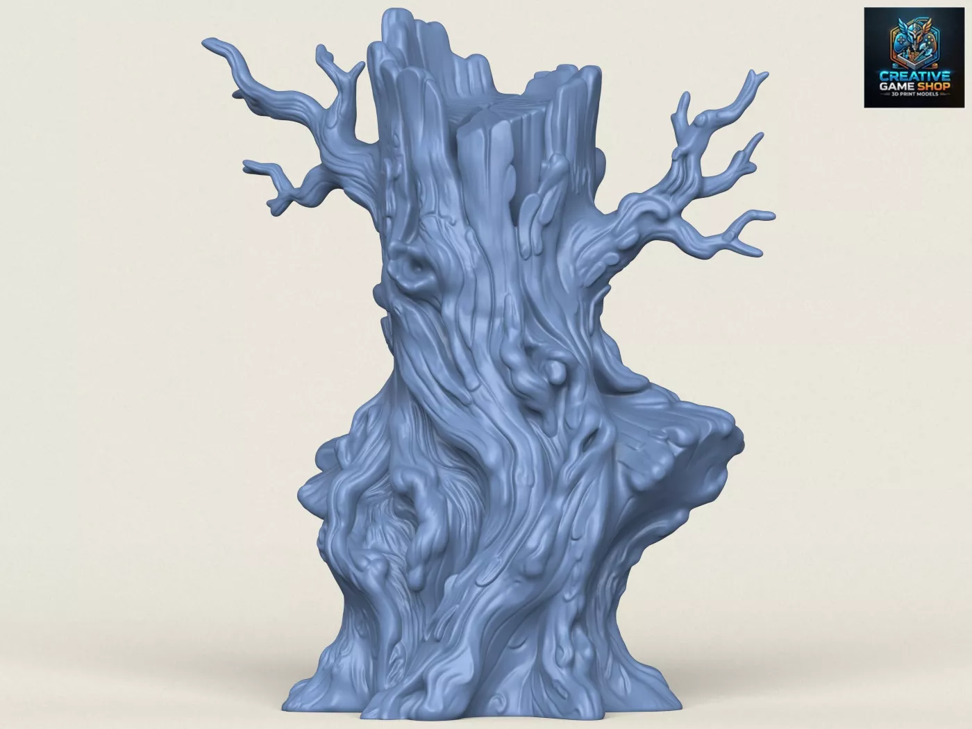 Dead Tree Trunk 03 3D print model