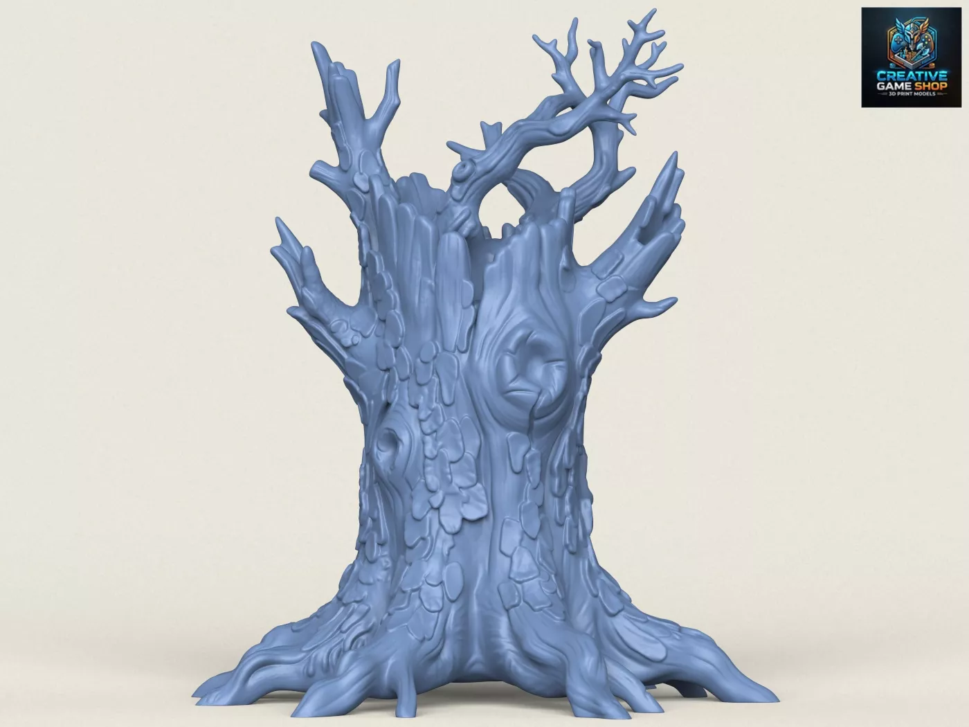 Dead Tree Trunk 04 3D print model