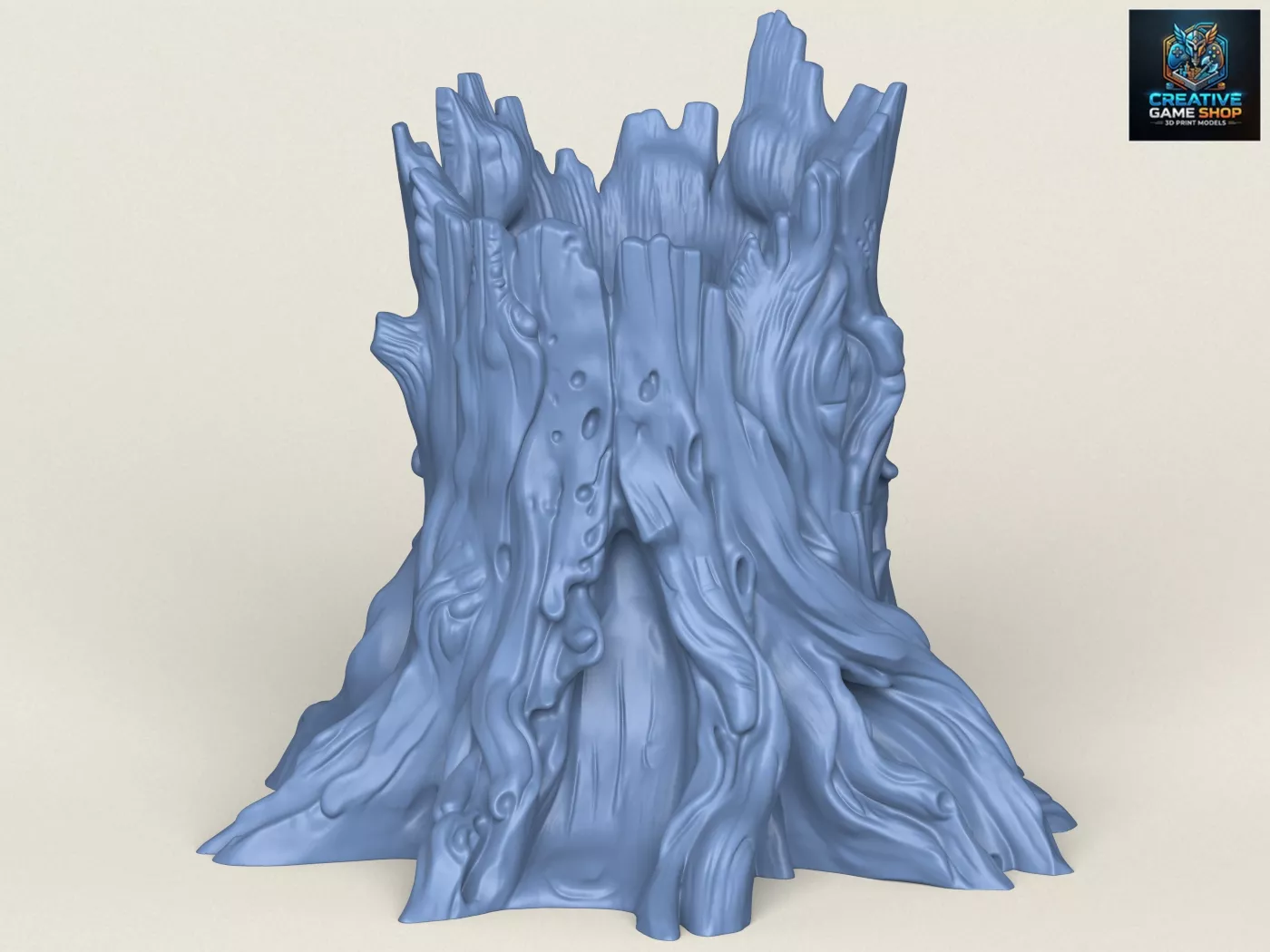 Dead Tree Trunk 07 3D print model