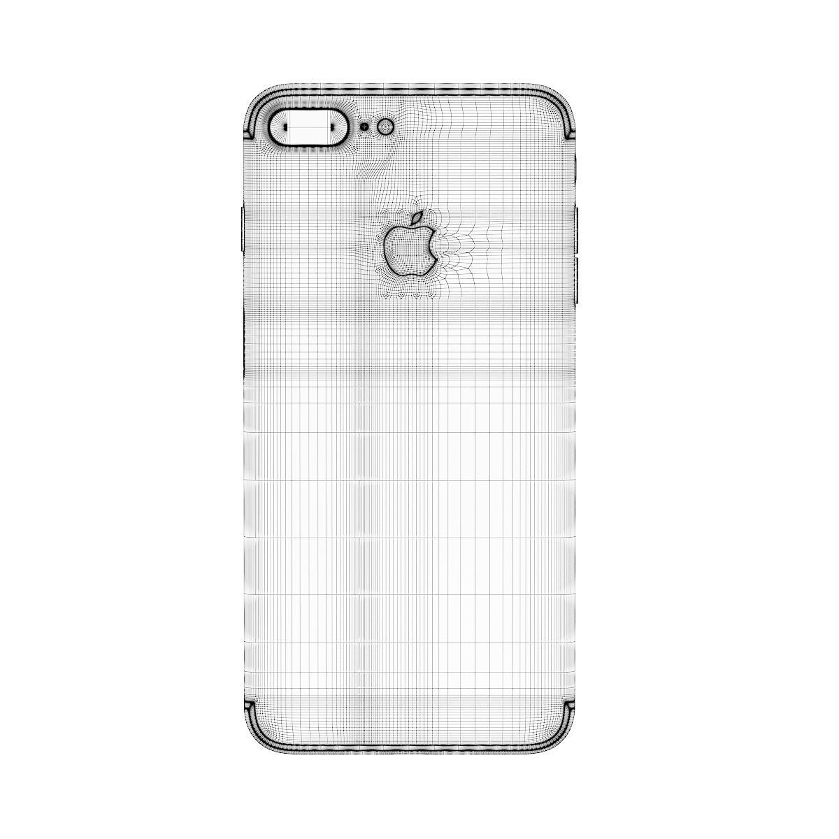 iPhone Plus Black 3D model_4