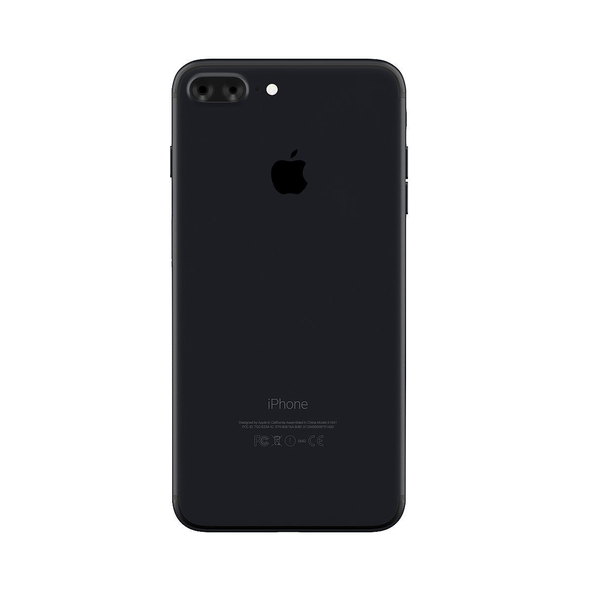 iPhone Plus Black 3D model_1