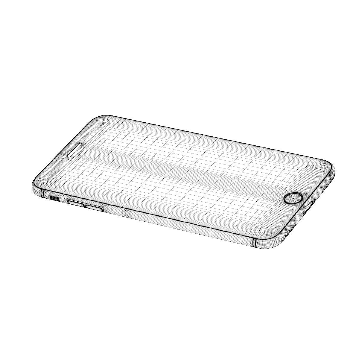 iPhone Plus Black 3D model_5