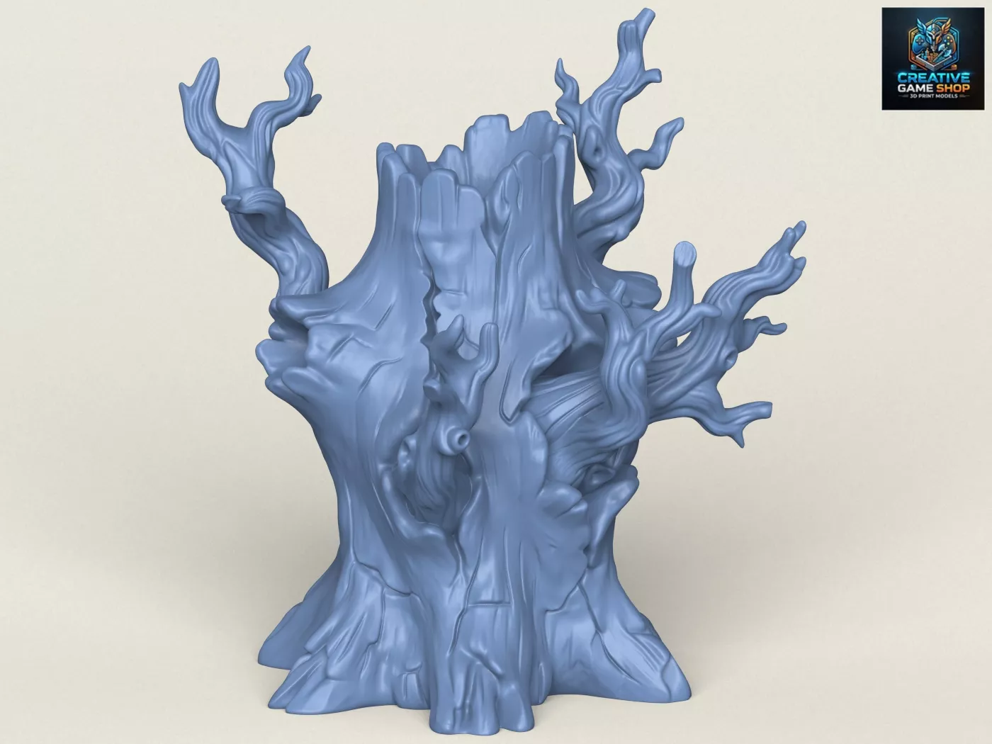 Dead Tree Trunk 08 3D print model