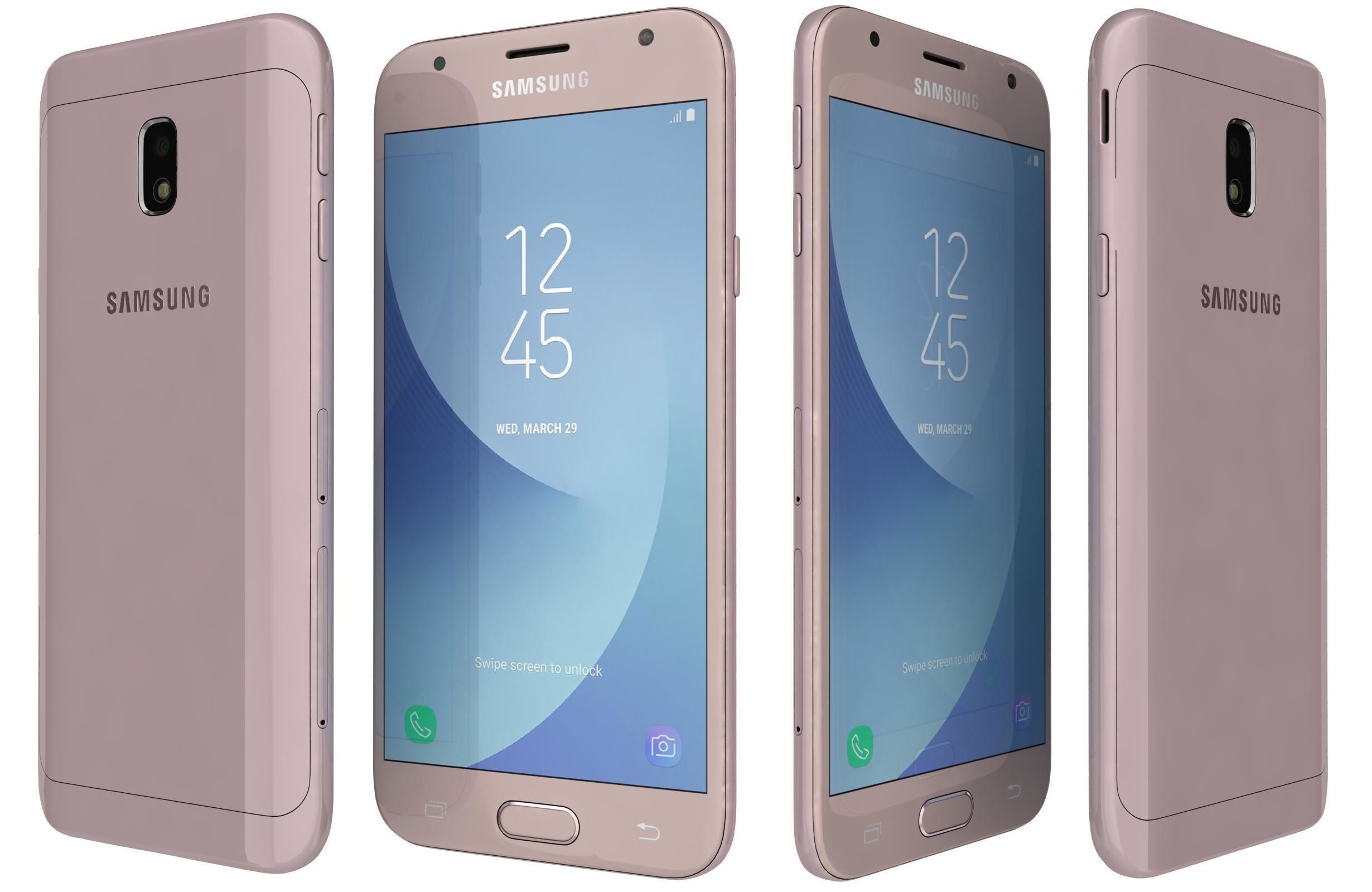 Samsung Galaxy J3 2017 All Colors 3D model_7