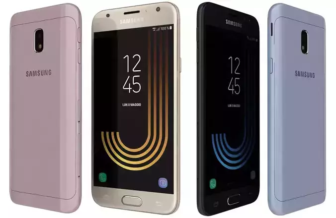 Samsung Galaxy J3 2017 All Colors 3D model