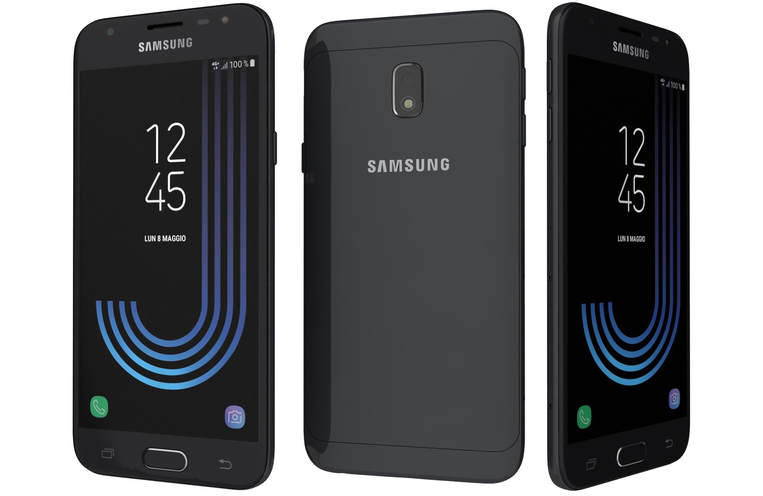 Samsung Galaxy J3 2017 All Colors 3D model_4
