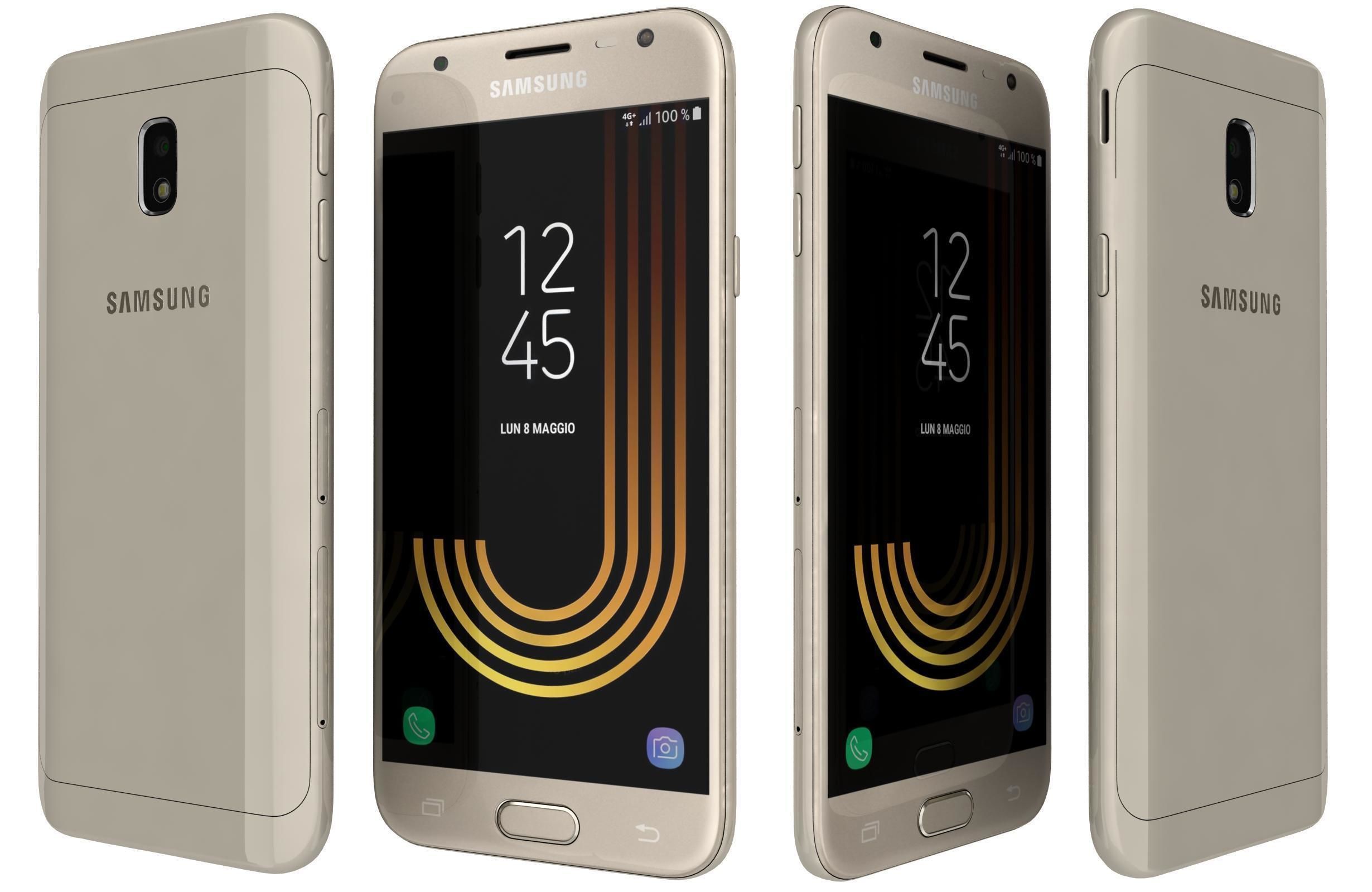 Samsung Galaxy J3 2017 All Colors 3D model_5