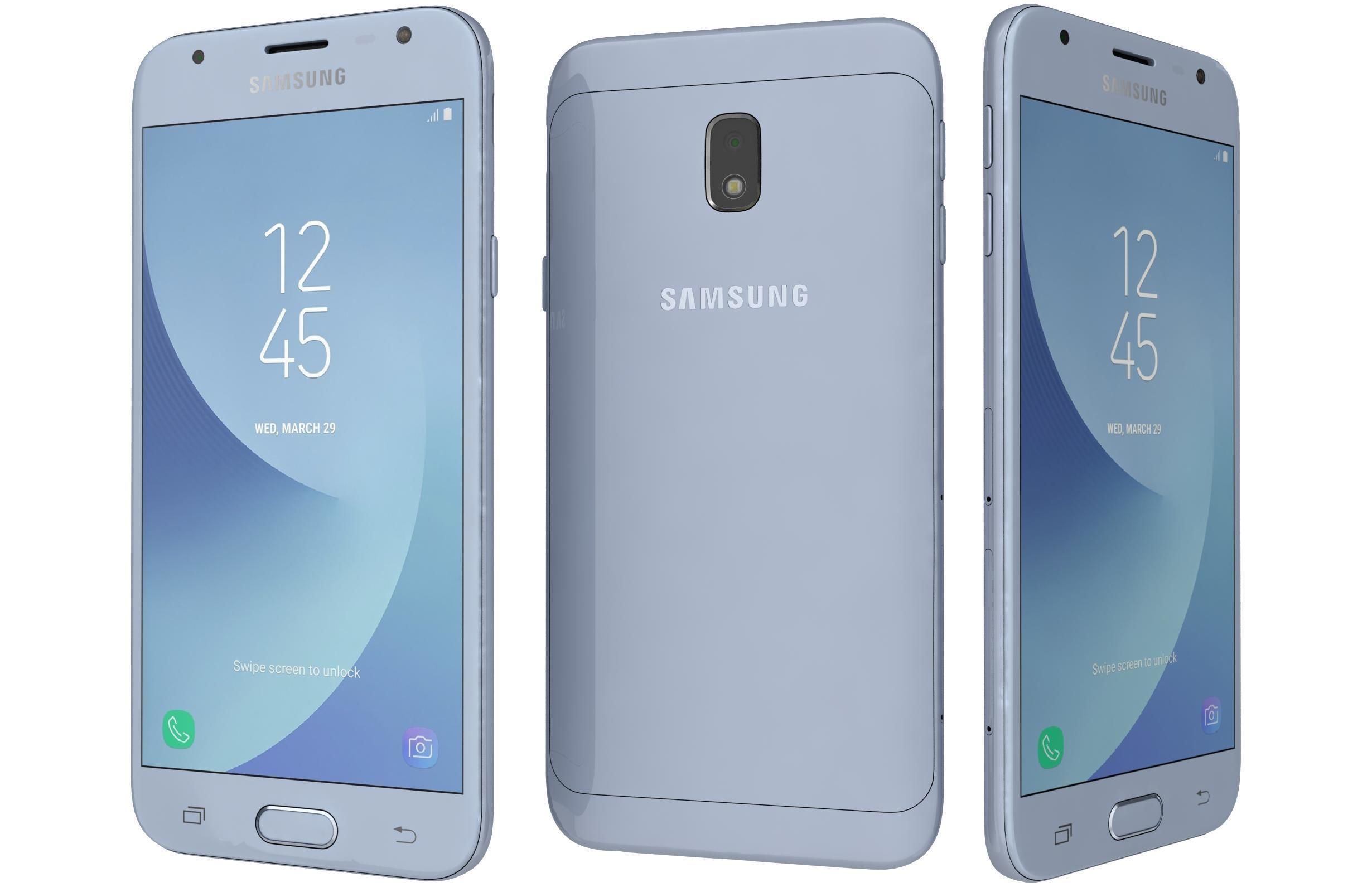 Samsung Galaxy J3 2017 All Colors 3D model_1
