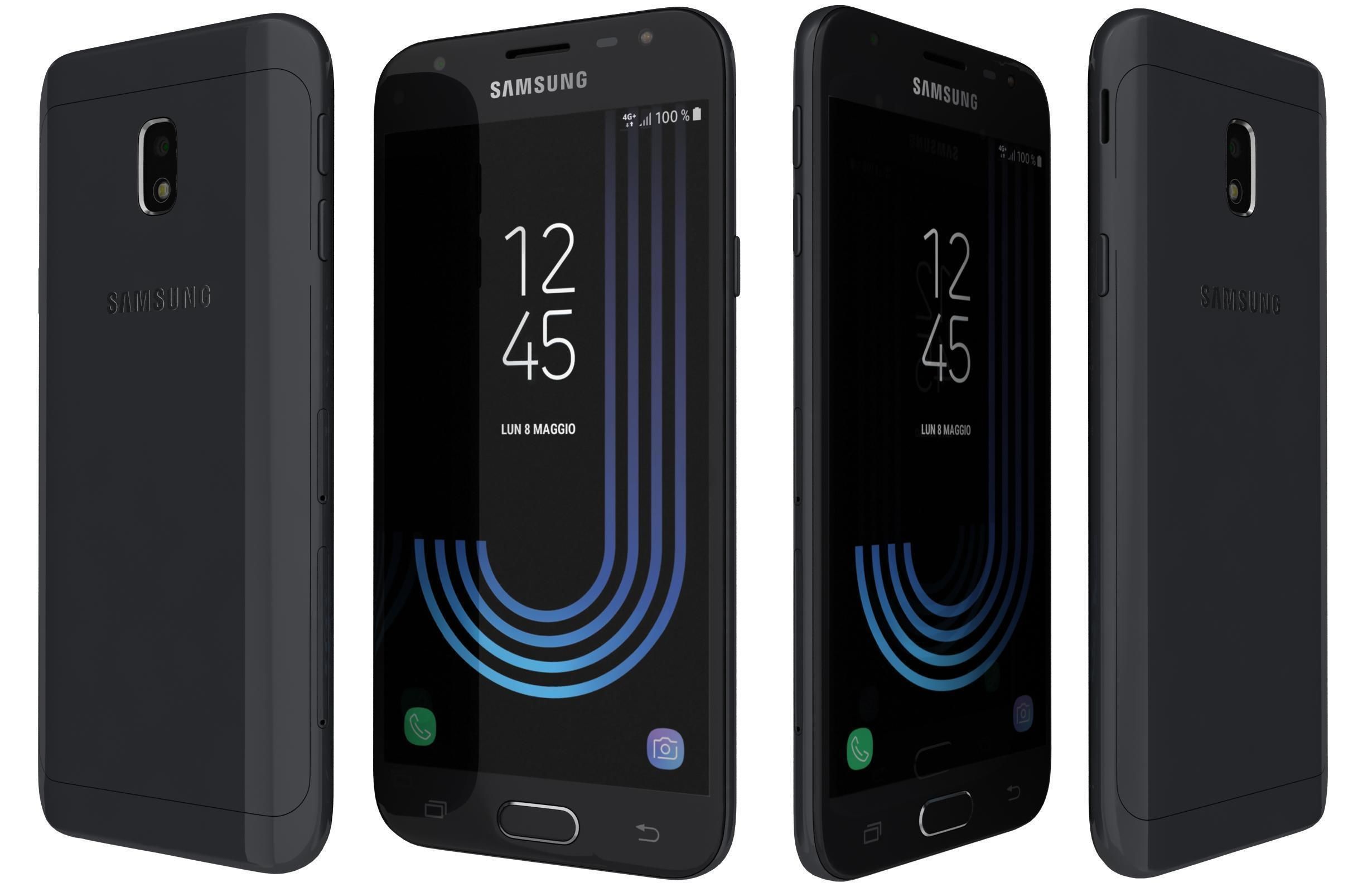 Samsung Galaxy J3 2017 All Colors 3D model_8