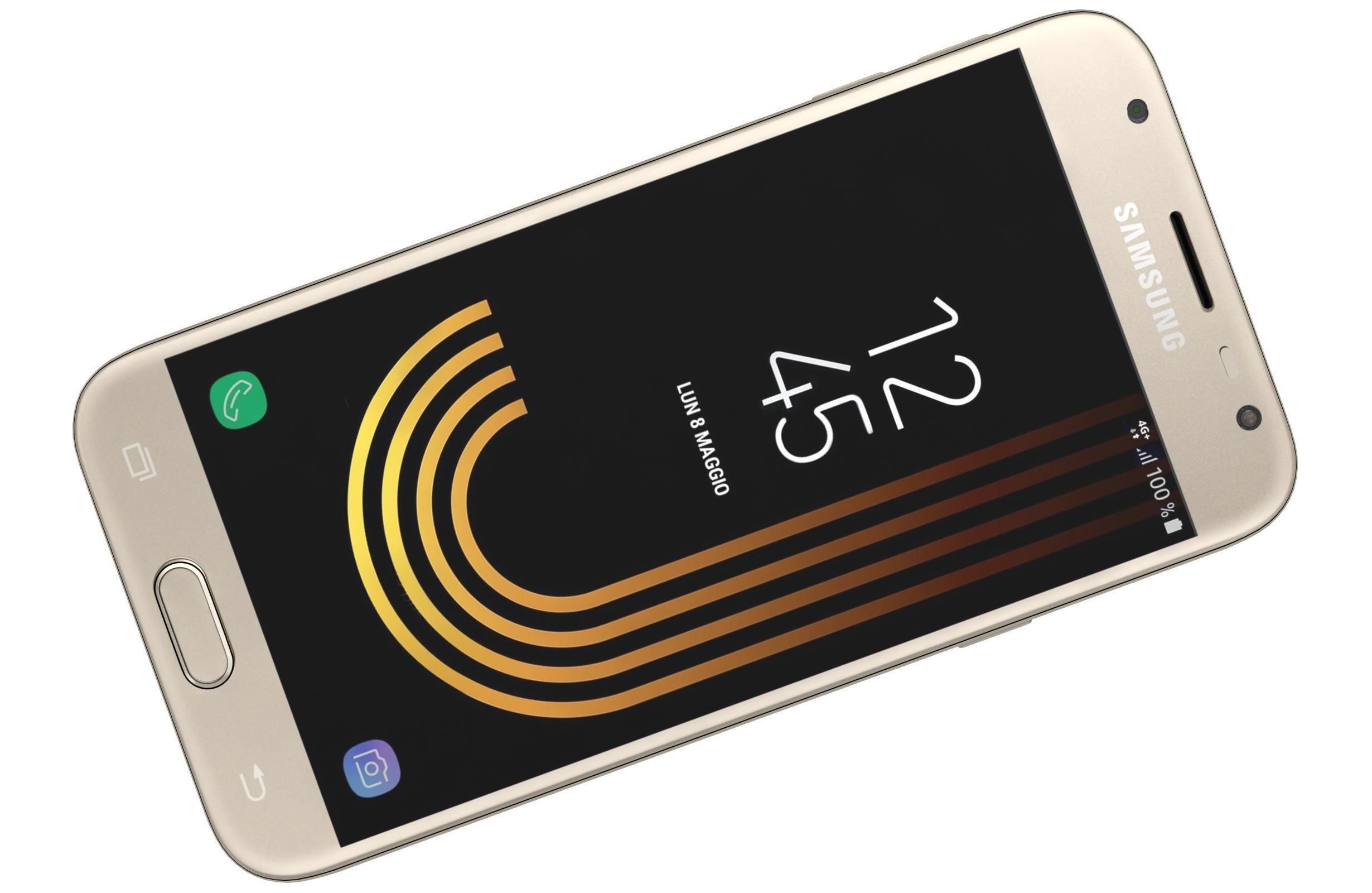 Samsung Galaxy J3 2017 All Colors 3D model_23