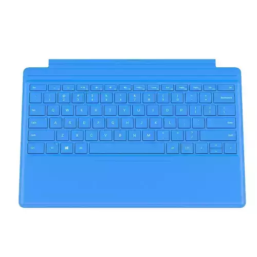 Surface Keyboard Flat 3D model