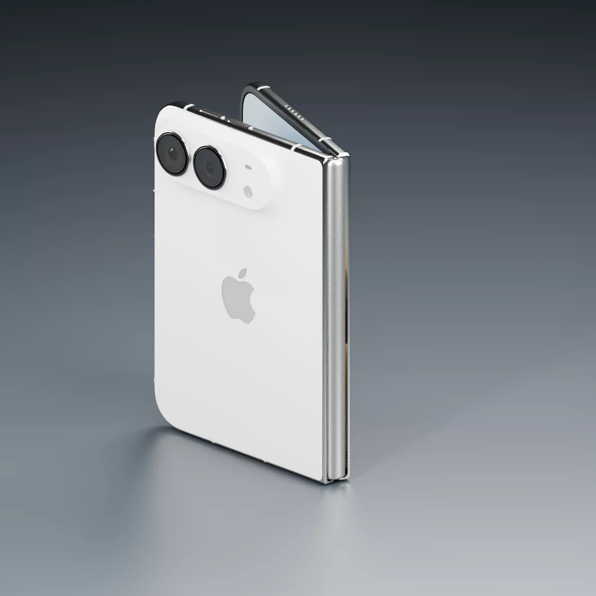 Apple iPhone Duo Rigged Animated Foldable Phone PBR Free 3D model