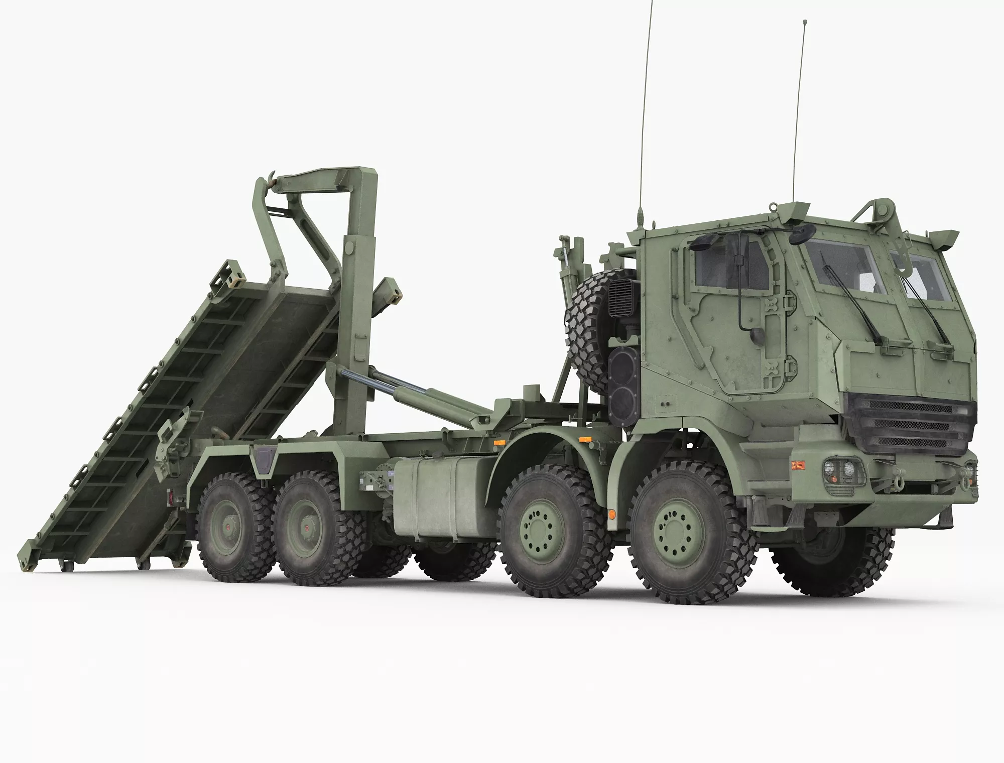 Generic Military Truck 8x8 Multilift 3D model