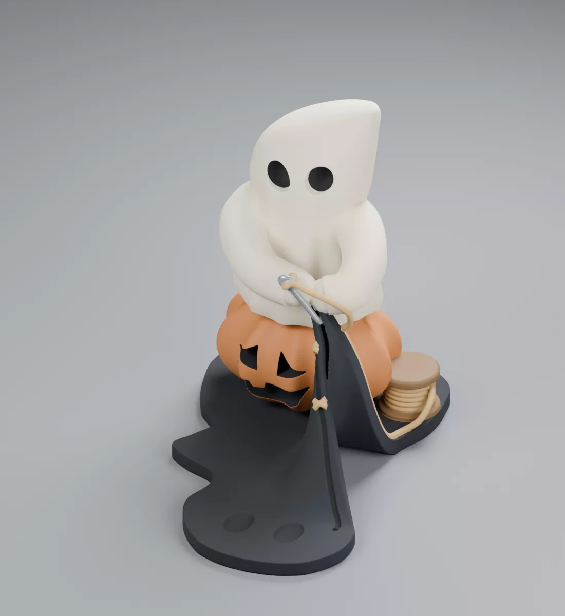 Shadow Tailor Halloween Ghost STL 3D print model