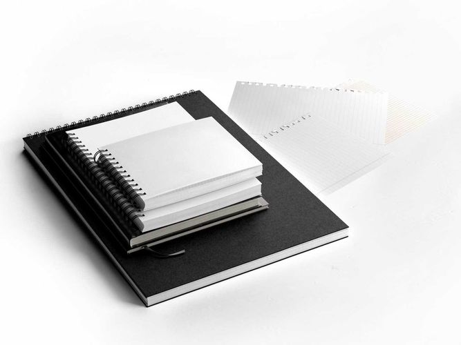 Notebooks Set stack of 3D model