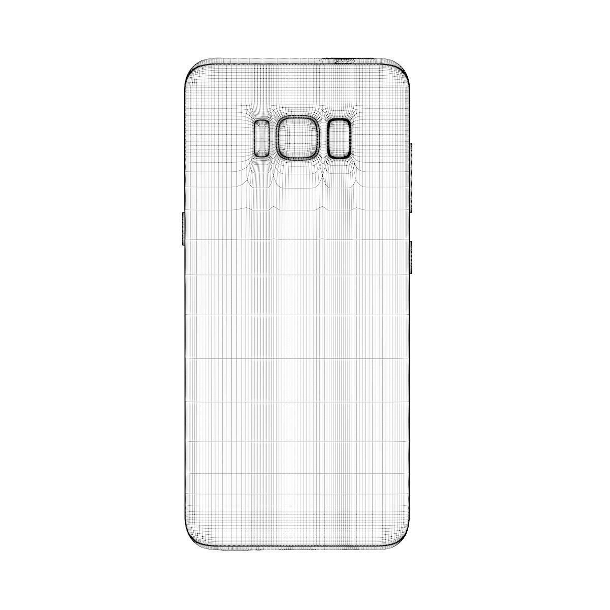 Galaxy S8 Black 3D model_4