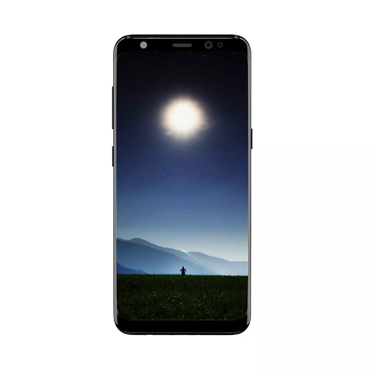 Galaxy S8 Black 3D model_0