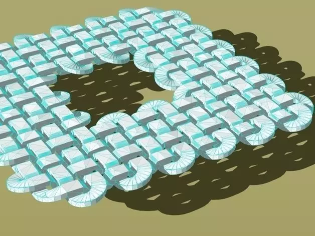celtic weave grid Free 3D print model