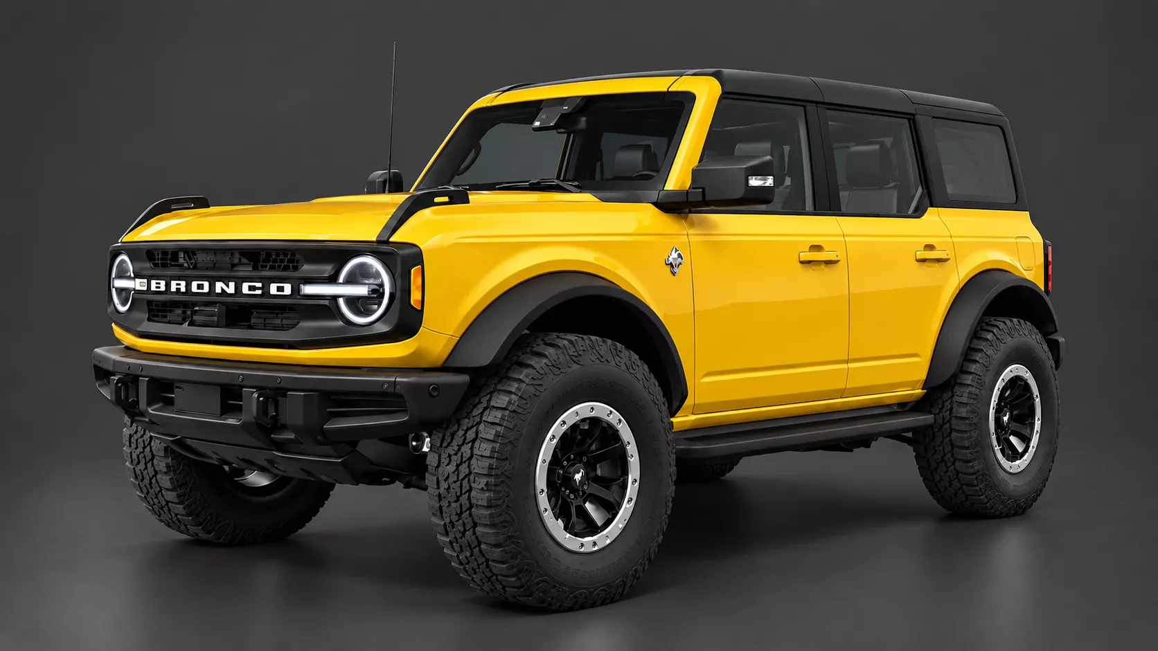 Bronco U725 Low-poly 3D model