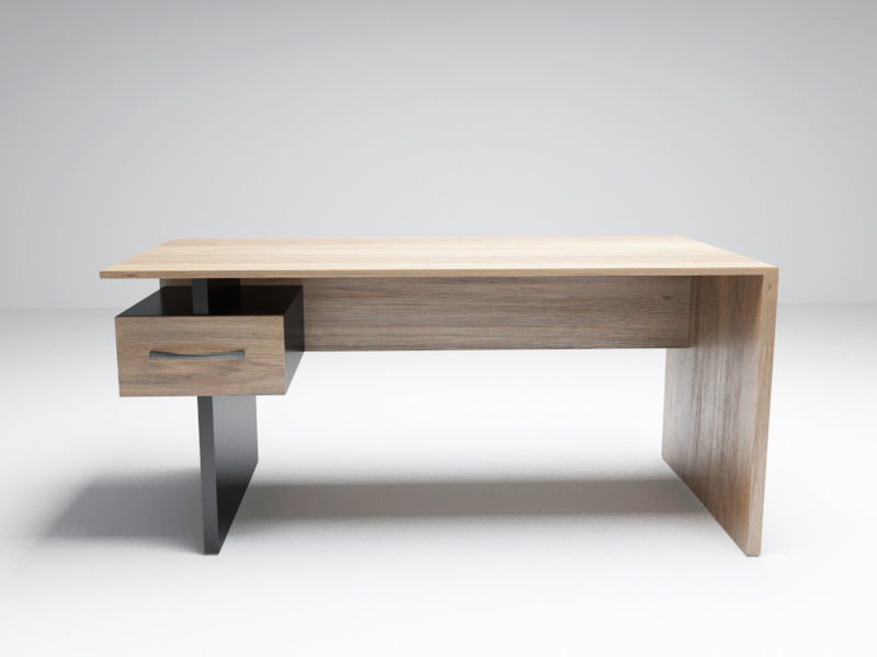 Office table 3D model_2