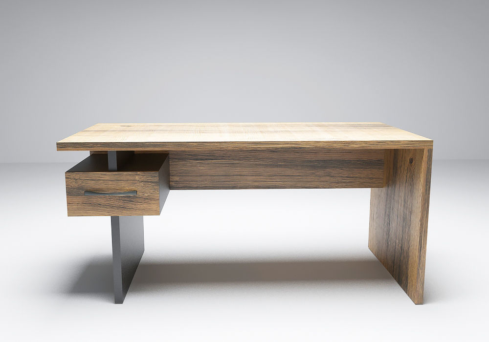 Office table 3D model_4