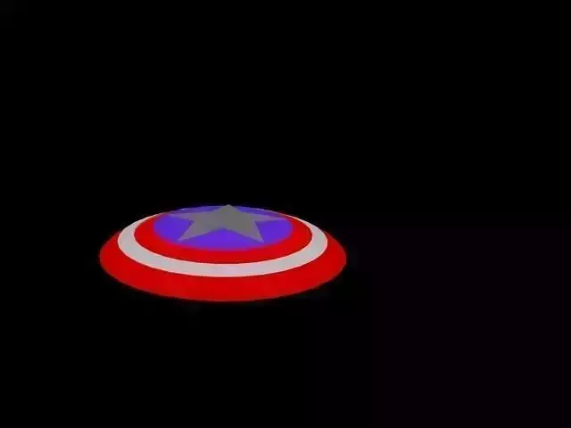 Captain AMerica Shield 3D model