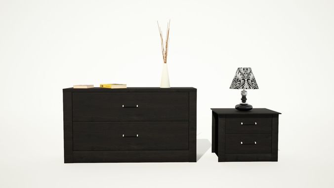 Bedside Table 3D model