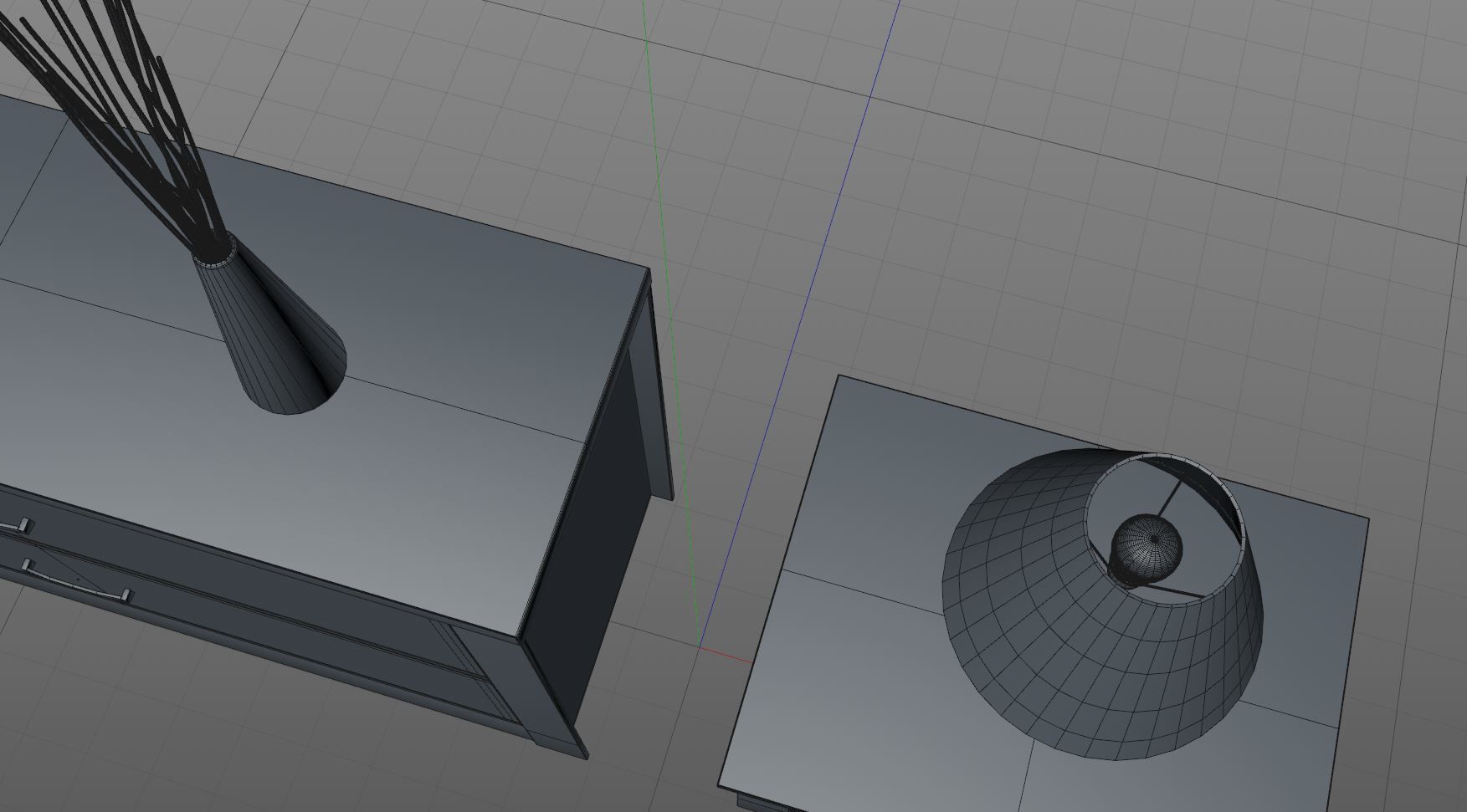 Bedside Table 3D model_9