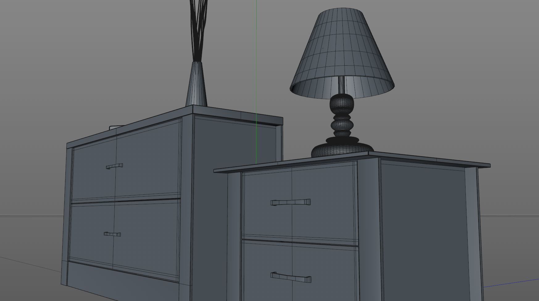 Bedside Table 3D model_7