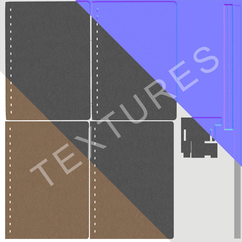 Agenda Book 3D model_4