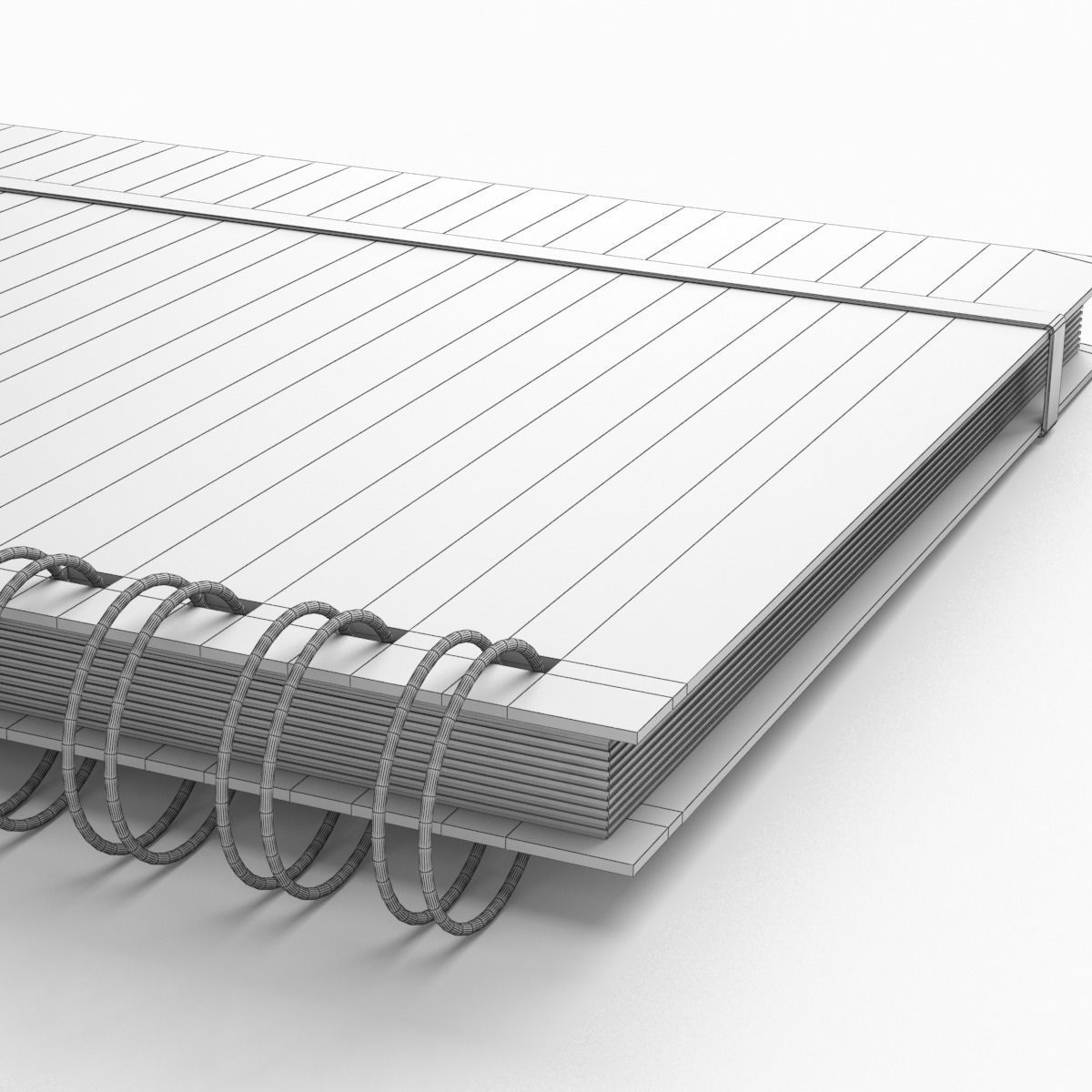 Agenda Book 3D model_3