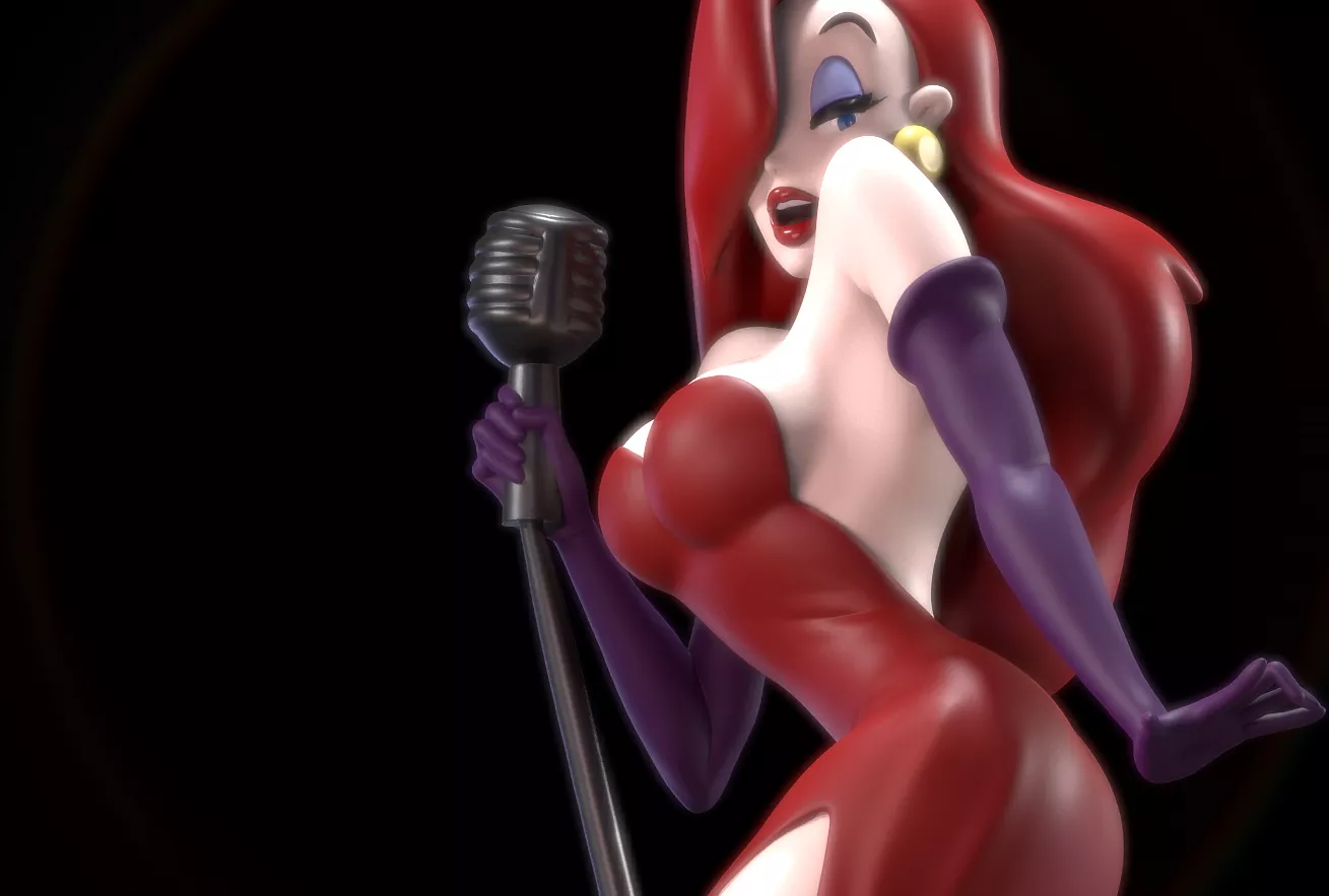 Jessica Rabbit 3D print model