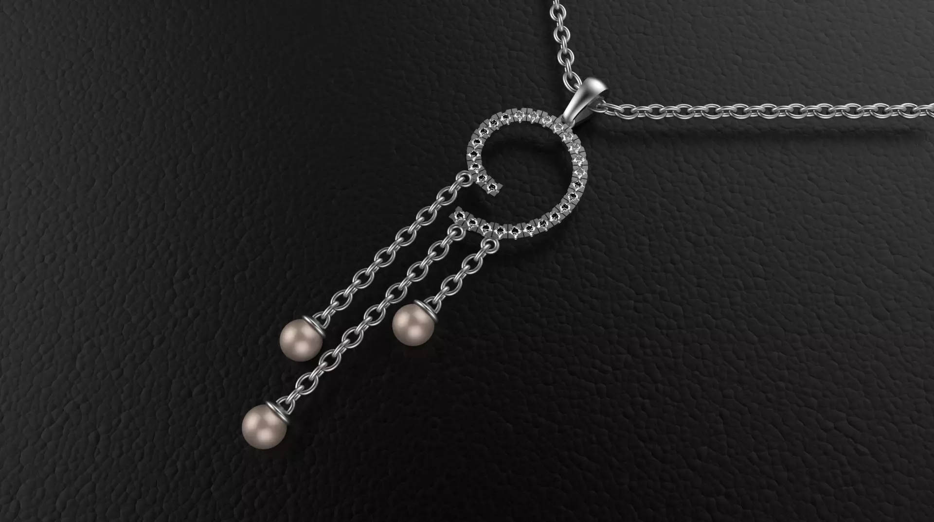 Pearl Pendant Design by RZRady 3D print model_0