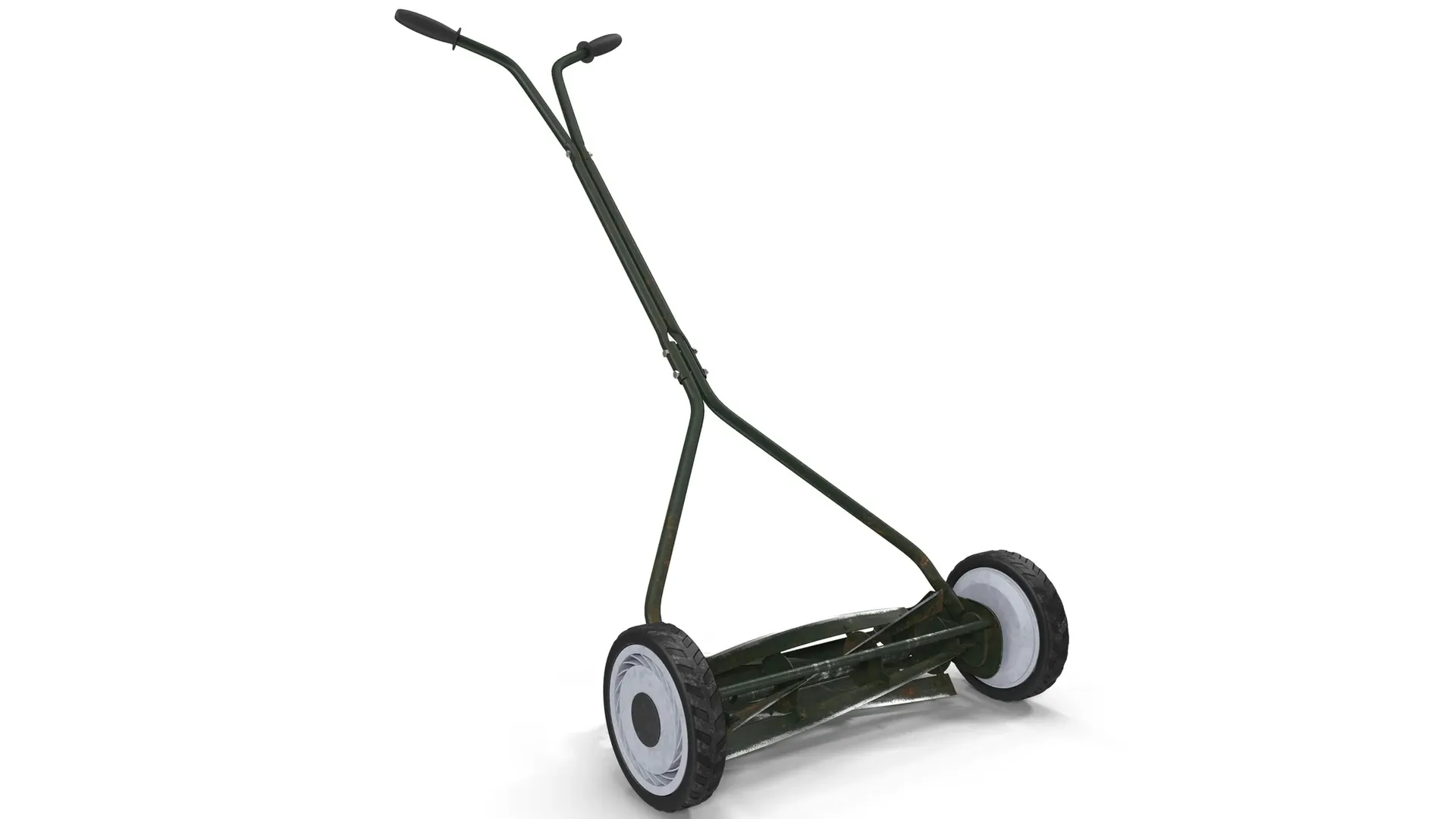 Vintage Push Mower 3D model