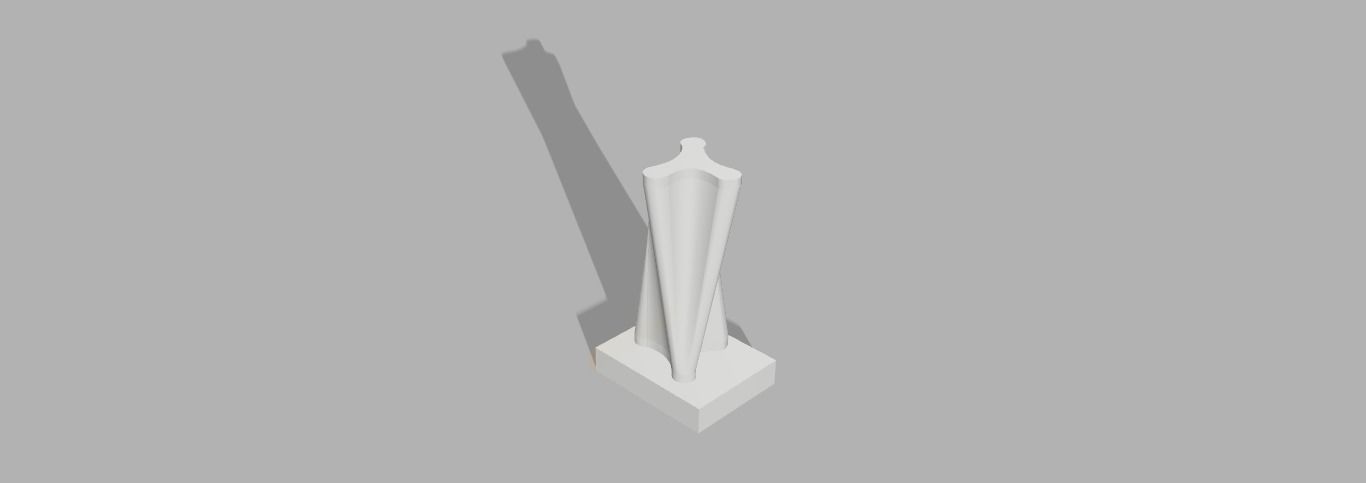 twisting tower 3D print model
