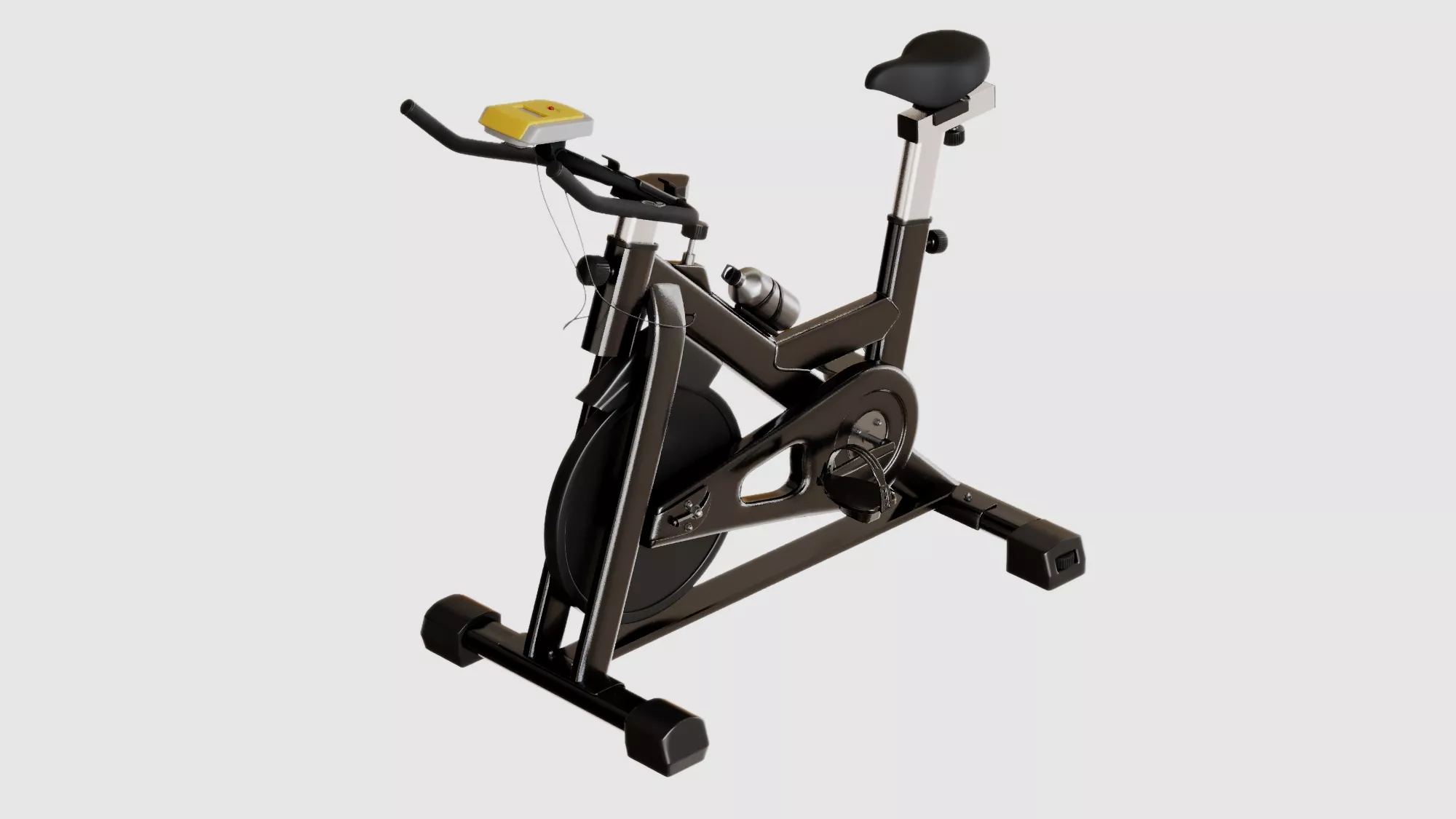 Indoor Spinning Exercise Bike 3D model