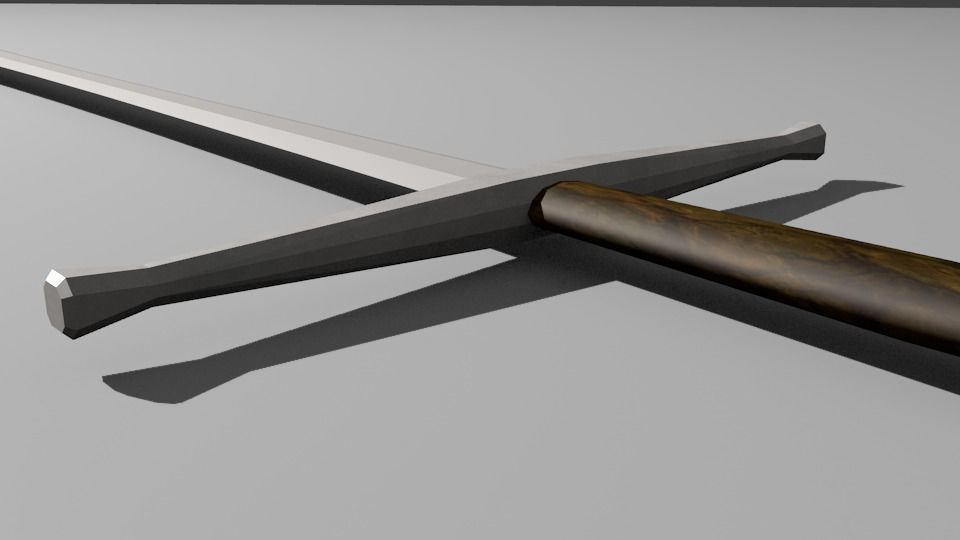 Basic sword free 3D model | CGTrader