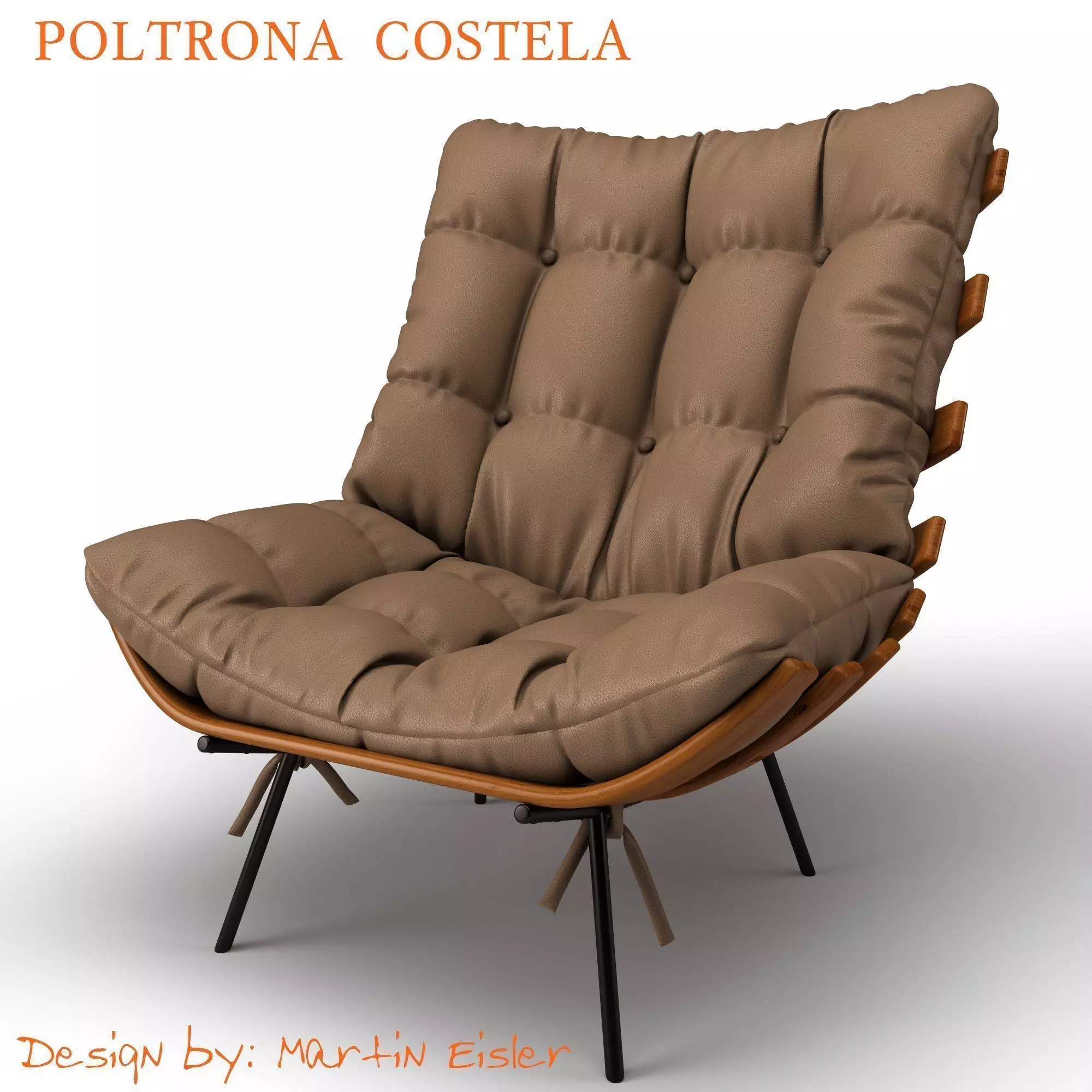Poltrona Costela 3D model