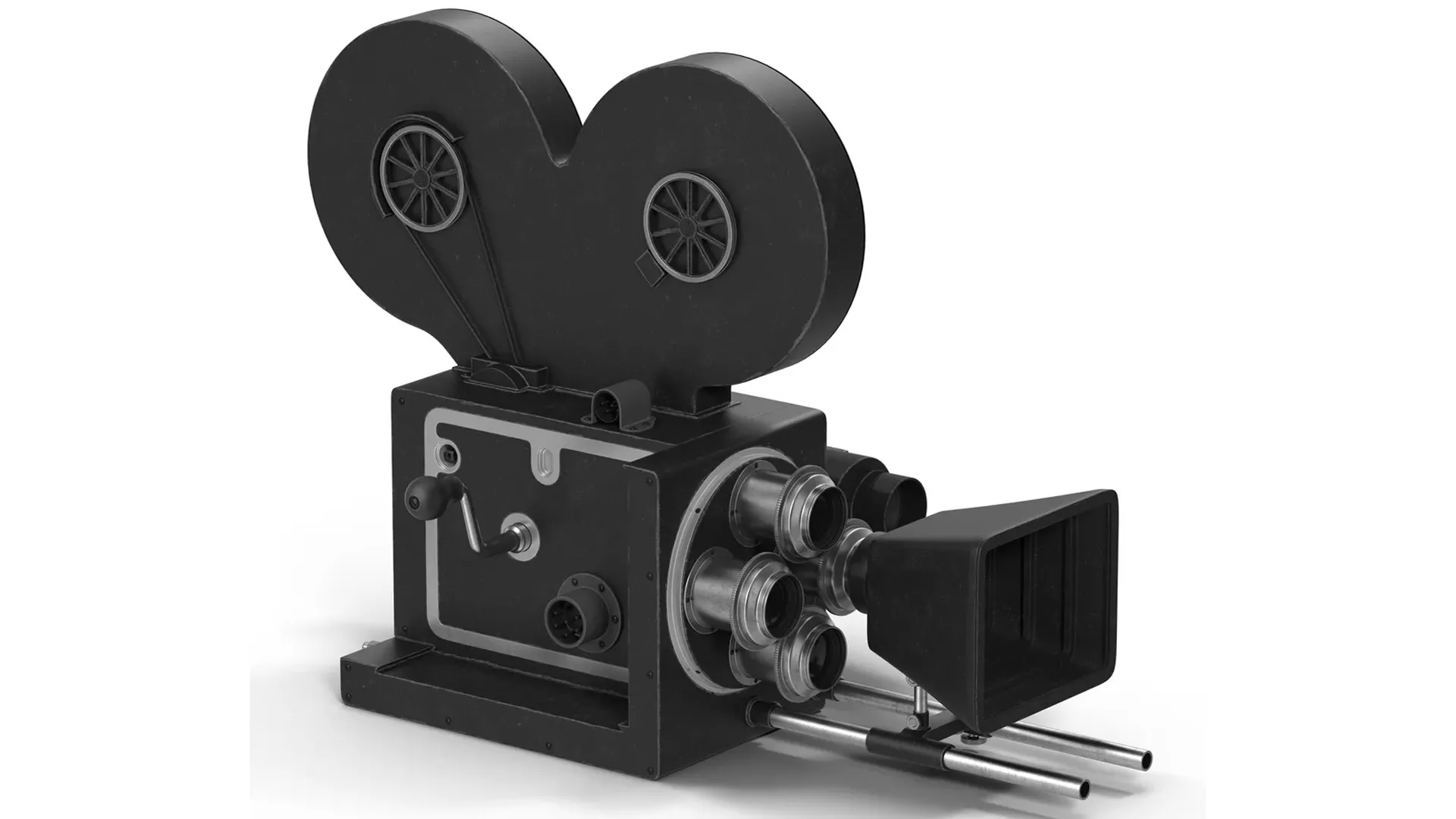 Vintage Video Camera 3D model