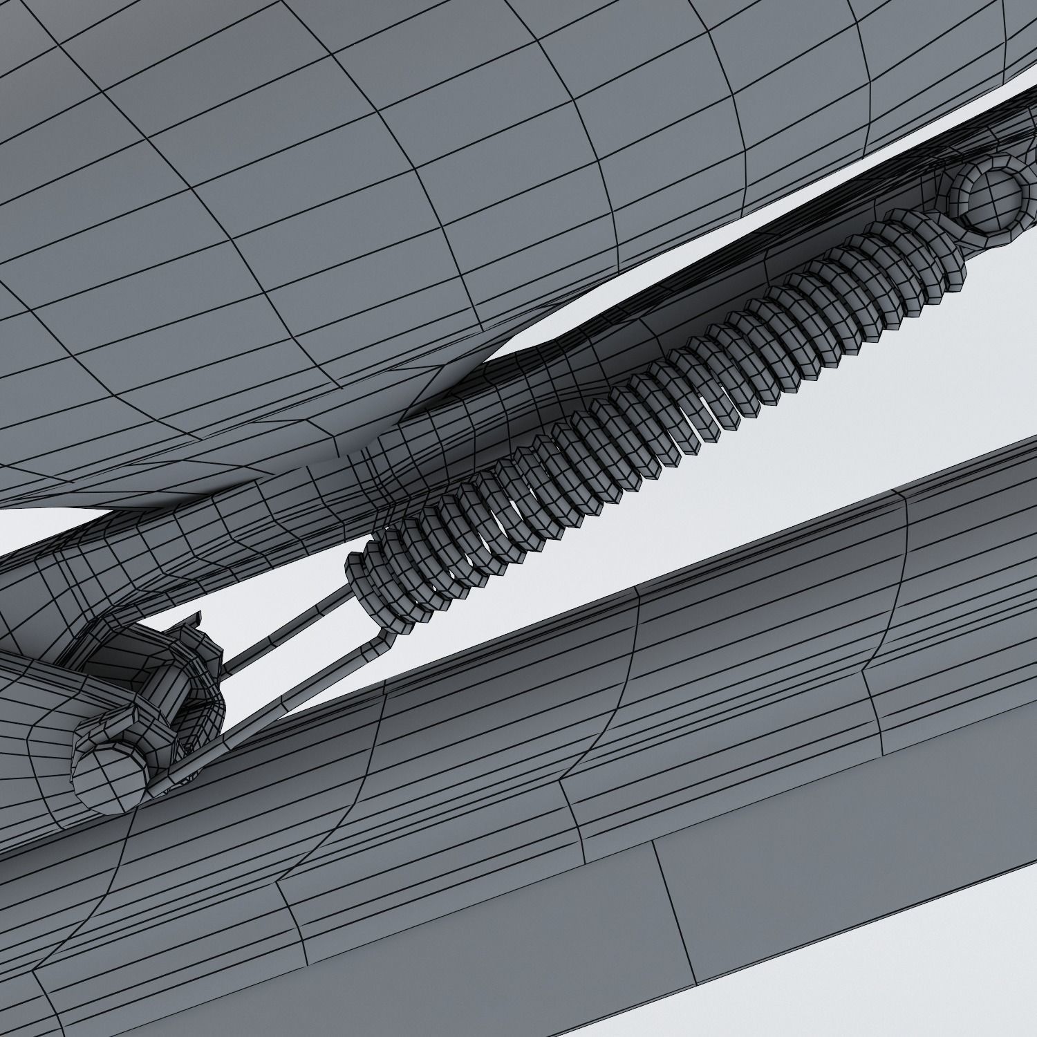 Leather Long Track Speed Skate Low-poly 3D model_25