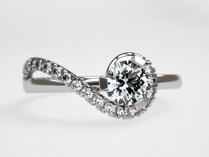 Sol engagement ring  3D print model