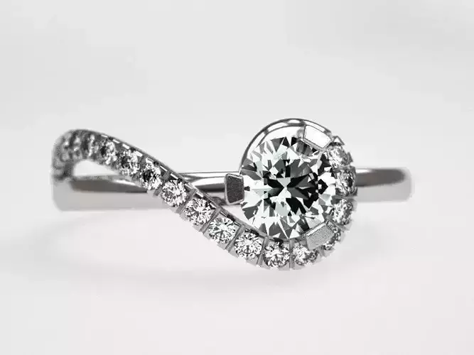 Sol engagement ring 